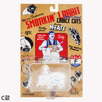 抽菸兔崽 2.5吋軟膠玩偶 - Smorkin' Labbit 2.5-in Vinyl Toy