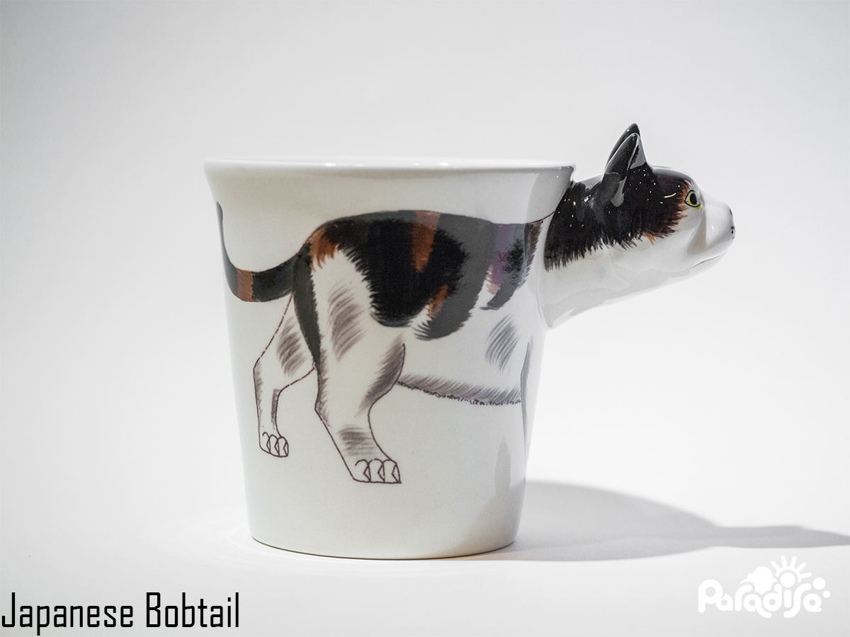 動物圖案 造型把手馬克杯 - 貓咪款(單款) - Animal Mug - Cat style (single)