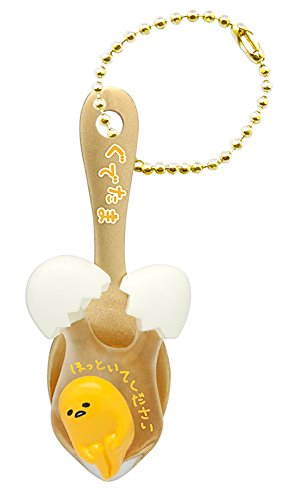 蛋黃哥 賴在湯匙上 吊飾盒玩 - 單抽 - Gudetama Spoon Key Chain - assortment