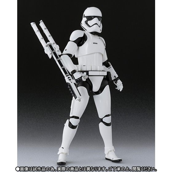 SHF 星際大戰: 原力覺醒 - 第一軍團風暴白兵 (盾 & 棍 豪華組) - S.H.Figuarts Star Wars EP7 - First Order Stormtrooper (Shield & Bat set)