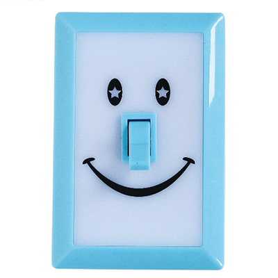 微笑LED開關壁燈 - 天空藍 - Smile Switch LED Light - Sky