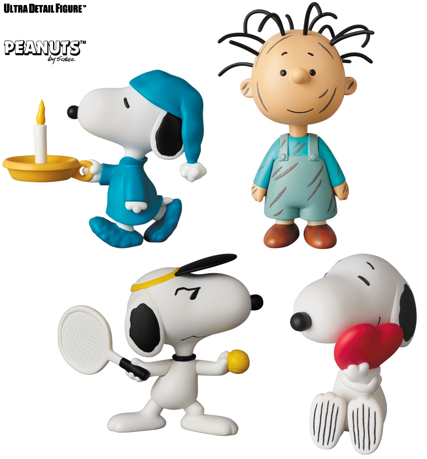 UDF 花生漫畫(史努比)系列 第5彈 - 單人款: 睡衣史努比 / 網球選手史努比 / 抱著愛心的史努比 / 乒乓 - UDF Peanuts (Snoopy) series 5 - single: Pajama Snoopy / Tennis Player Snoopy / Snoopy w/Heart / Pigpen