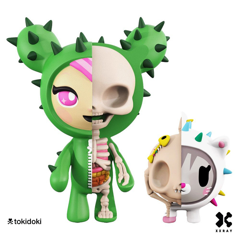 半剖系列 tokidoki 第一波 - 仙人掌女孩珊蒂 & 仙人掌小貓卡琳娜 組合 - XXRAY Jason Freeny X tokidoki Wave 1 - SANDy + CARINA
