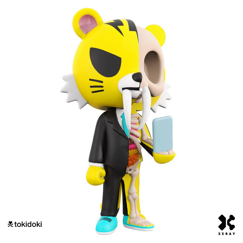 半剖系列 tokidoki 第一波 - 上班族劍齒虎先生 - XXRAY Jason Freeny X tokidoki Wave 1 - SALARY MAN