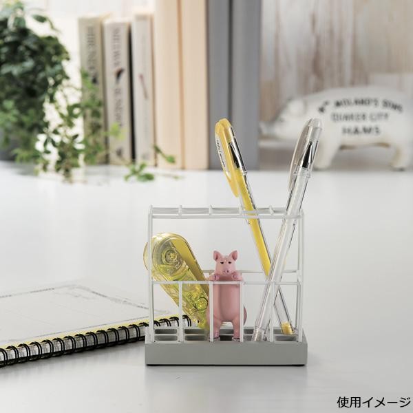Motif. 動物柵欄造型文具架/筆筒 - 鬥牛犬 / 豬 / 馬來貘 - Motif. Fence Shape Stationery Stand - Bulldog / Pig / Tapir