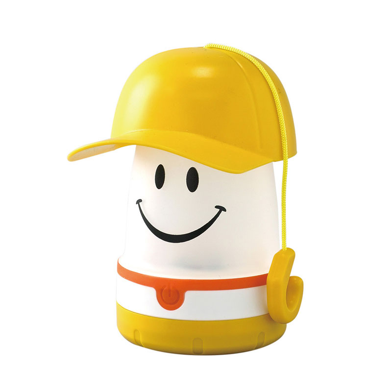 微笑LED露營燈 棒球帽款 - 黃色 - Smile Cap LED Lantern - Yellow