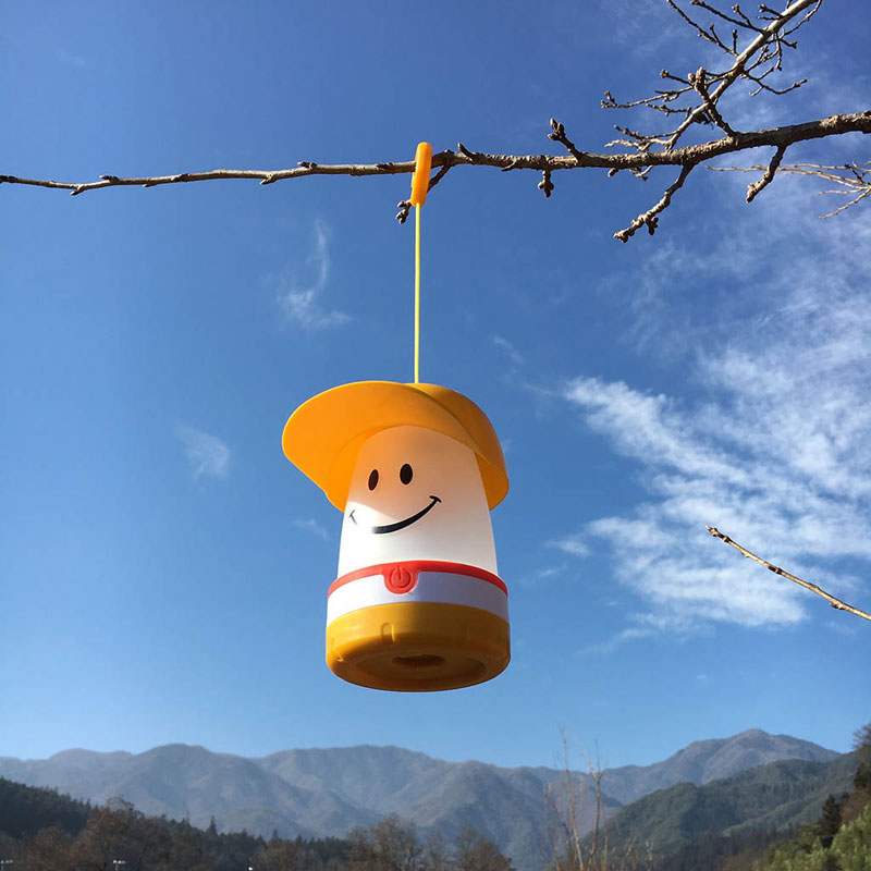 微笑LED露營燈 棒球帽款 - 黃色 - Smile Cap LED Lantern - Yellow