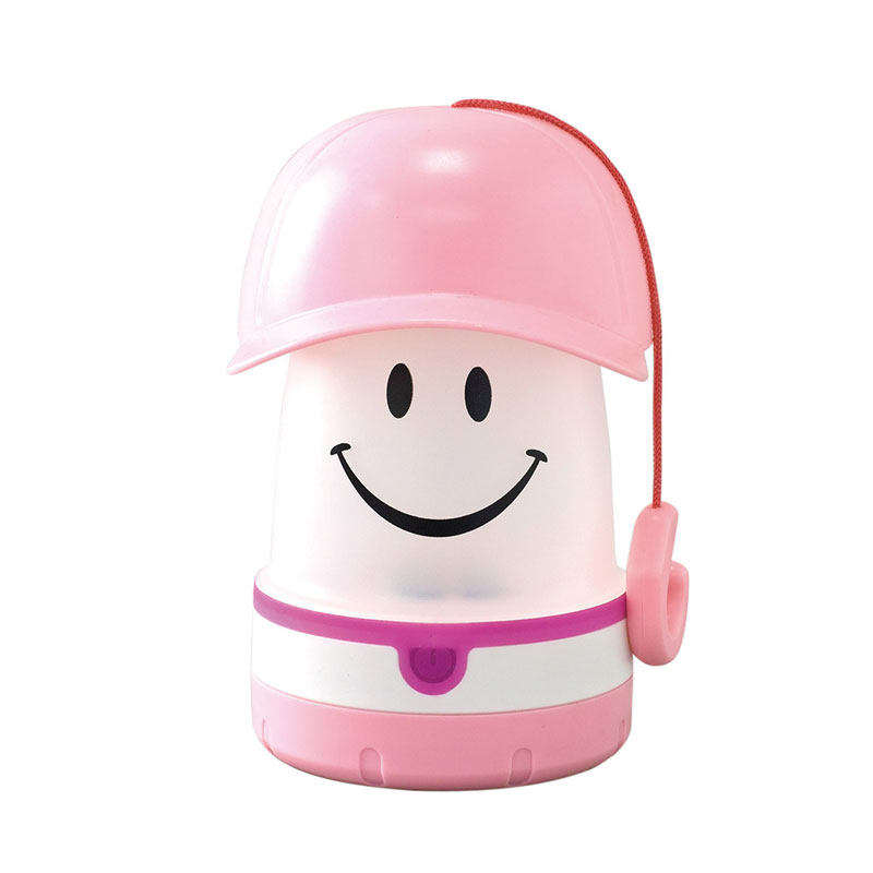 微笑LED露營燈 棒球帽款 - 粉紅色 - Smile Cap LED Lantern - Pink
