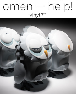 7"版本 貓頭鷹 求救系列 - 凝視 / 微笑 / 皺眉 / 瞇眼 - COARSE 7" Omen - Help! - Stare / Smile / Scowl / Squint