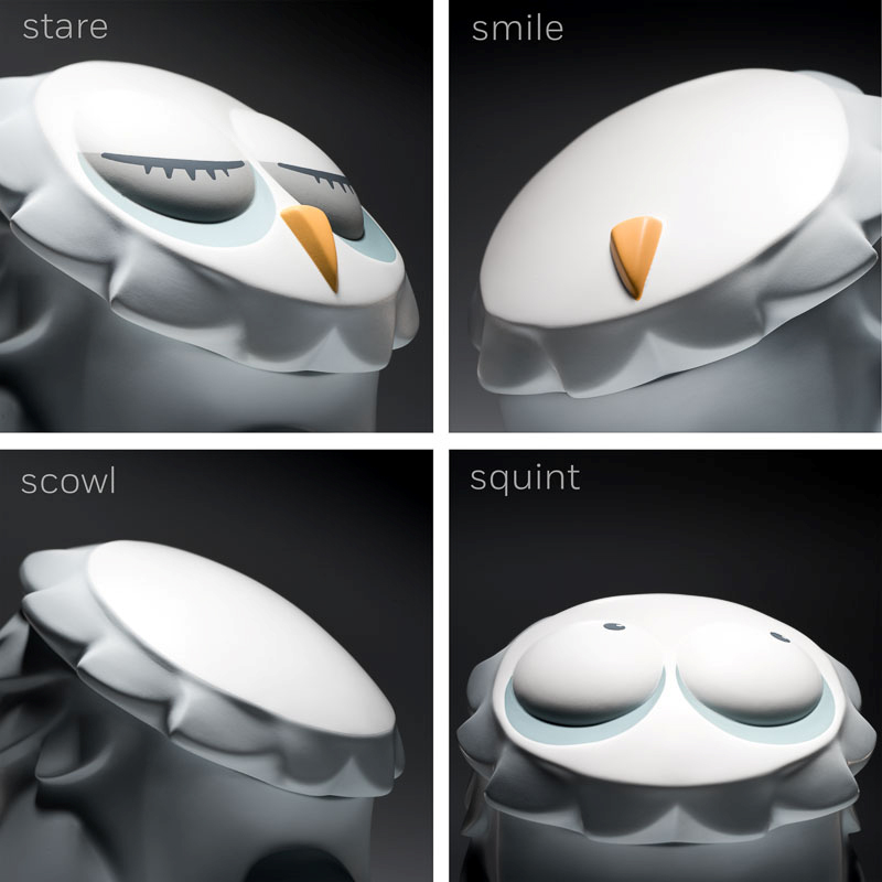 7"版本 貓頭鷹 求救系列 - 凝視 / 微笑 / 皺眉 / 瞇眼 - COARSE 7" Omen - Help! - Stare / Smile / Scowl / Squint