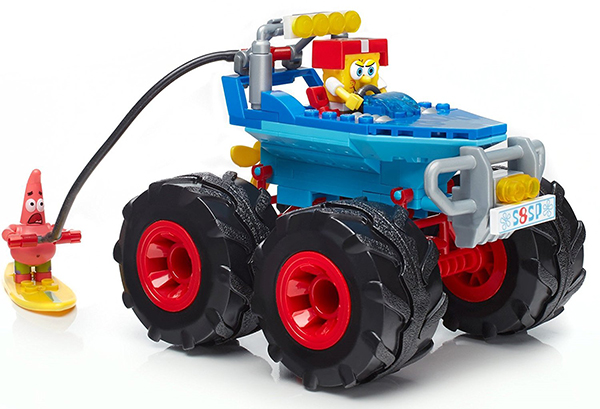 海綿寶寶 美高積木組 -  怪獸水陸兩用快艇組 - MEGA BLOKS SpongeBob - Monster Rally Boat