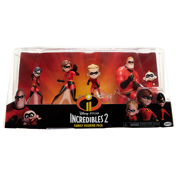超人特攻隊2 人偶系列 - 家族人偶五款組 - Incredibles 2 Family Figurine Set