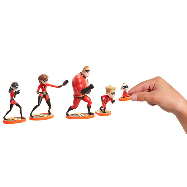 超人特攻隊2 人偶系列 - 家族人偶五款組 - Incredibles 2 Family Figurine Set