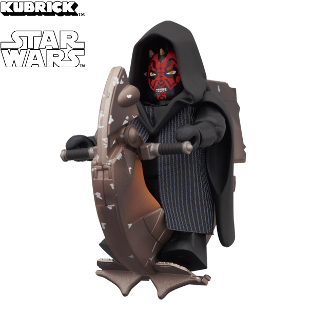 星際大戰 達斯魔與飛空艇 100%庫柏利克組 一般販售版本 - 100% Kubrick Star Wars - Darth Maul with Sith Speeder set Reissue Ver.