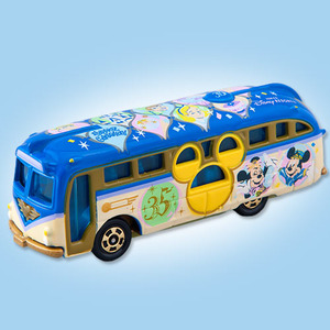 東京迪士尼樂園 35周年紀念 多美小車 - 迪士尼巴士 - Tokyo Disney Resort 35th Happiest Celebration TOMICA - Disney Resort Cruiser