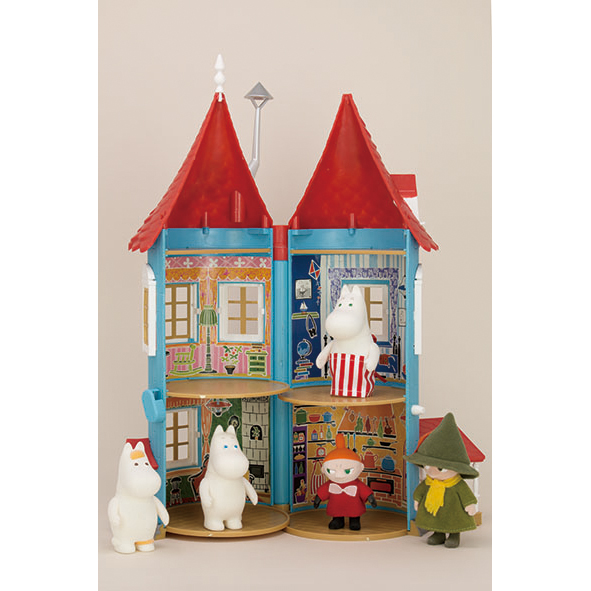 嚕嚕米 迷你植絨人偶系列 - 嚕嚕米的家 - Moomin Flocking Doll series - Moomin House