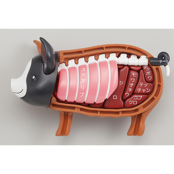 趣味解體拼圖 整頭買走吧! 黑毛豬  - Buy a Whole Pork! Black Pig (Kurobuta) Kaitai Puzzle