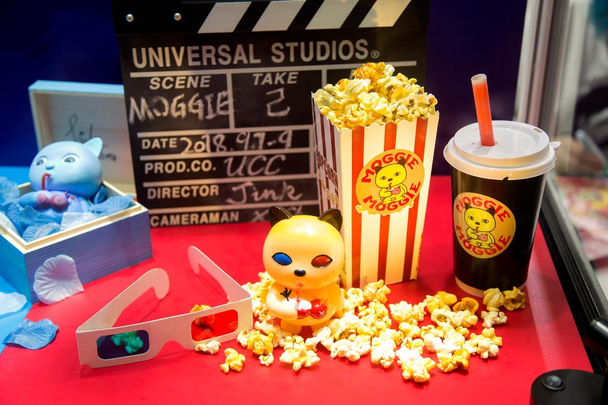 UCC 軟膠玩偶 - Jink Wu "Moggie" 大電影版 - Unusual Creation Club Sofubi (Soft Vinyl Figure) - Jink Wu's MOGGIE Popcorn Flick edition
