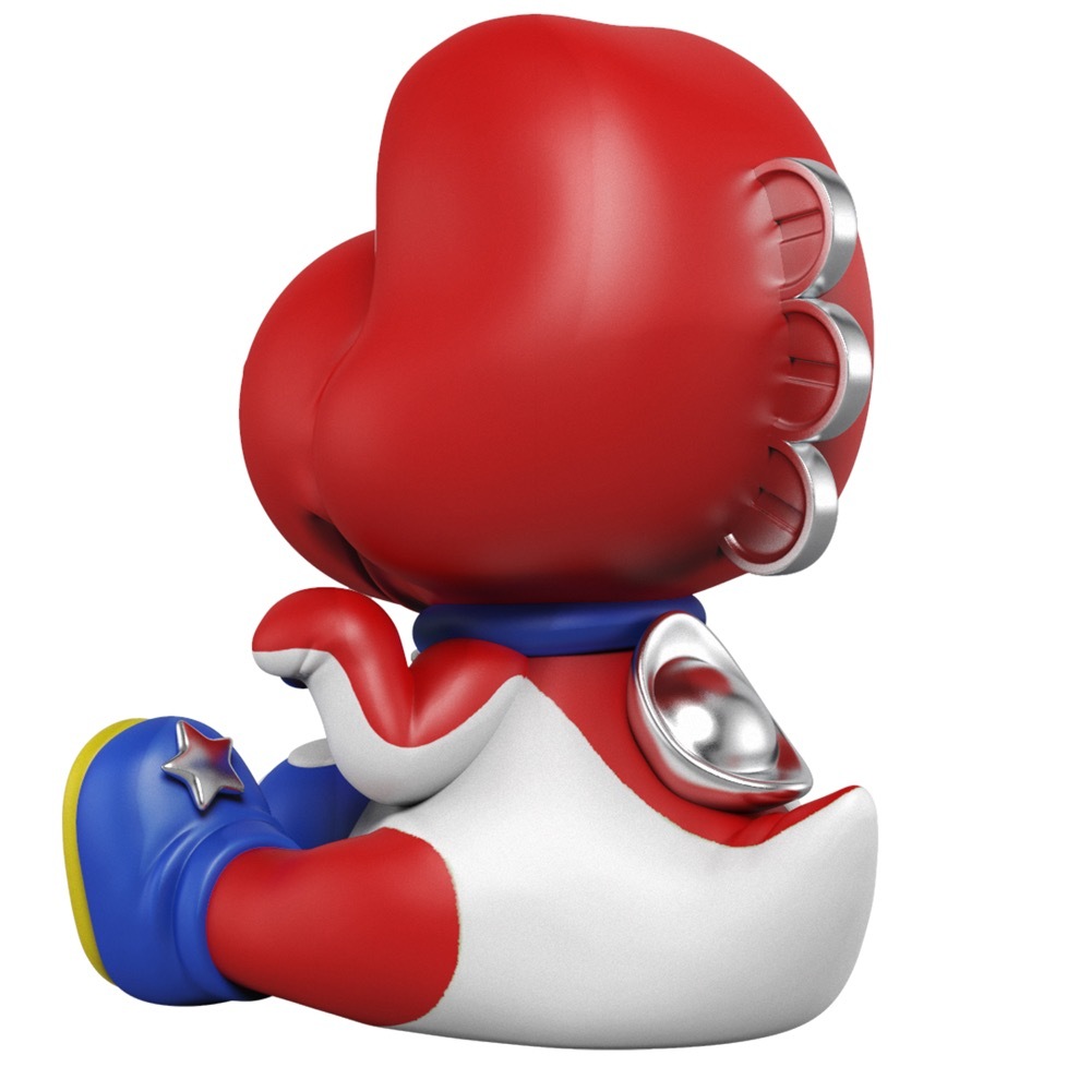 Juce Gace 搪膠擺飾 - 招財恐龍 紅色版本 - Mighty Jaxx Vinyl Art Collectible - Maneki-Dino Red ver.