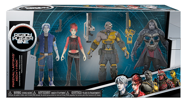 一級玩家 可動人偶四人組合包 - 帕西法爾 / 雅蒂米思 / 艾區 / 我最屌  - Ready Player One Action Figure 4-Pack - Parzival / Art3mis / Aech / i-R0K 