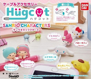 三麗鷗 充電線保護裝飾 扭蛋系列 - 一套六款 - Hugcot Sanrio Characters gacha series - set of 6pcs