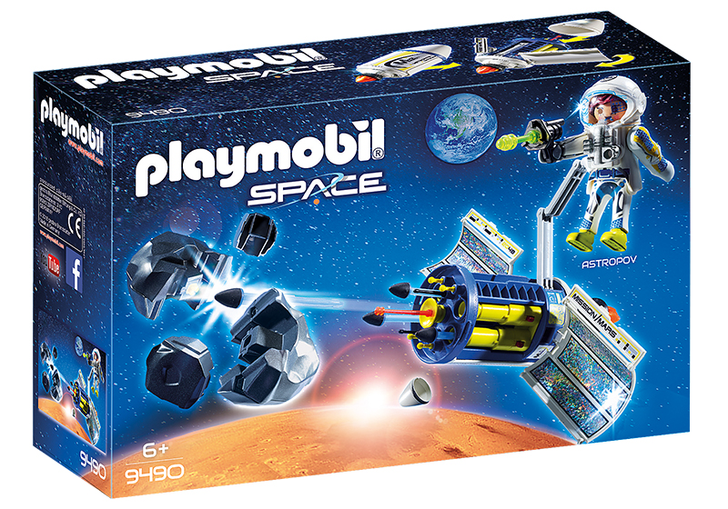 摩比 太空系列 - 衛星隕石雷射 -  playmobil 9490 SPACE - Satellite Meteoroid Laser