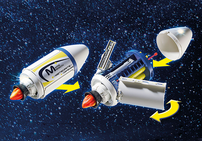 摩比 太空系列 - 衛星隕石雷射 -  playmobil 9490 SPACE - Satellite Meteoroid Laser