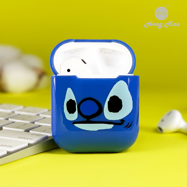 迪士尼正版授權 AirPods硬式保護套 - 史迪奇 (滿版大臉) - Disney Hard Cover for AirPods - Stitch (Face)