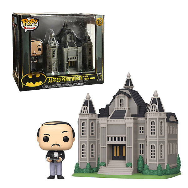 蝙蝠俠 80周年紀念 POP!場景套組 - 阿福 與 韋恩大宅 - Batman 80th anniversary POP! TOWN vinyl figure - Alferd Pennyworth with Wayne Manor
