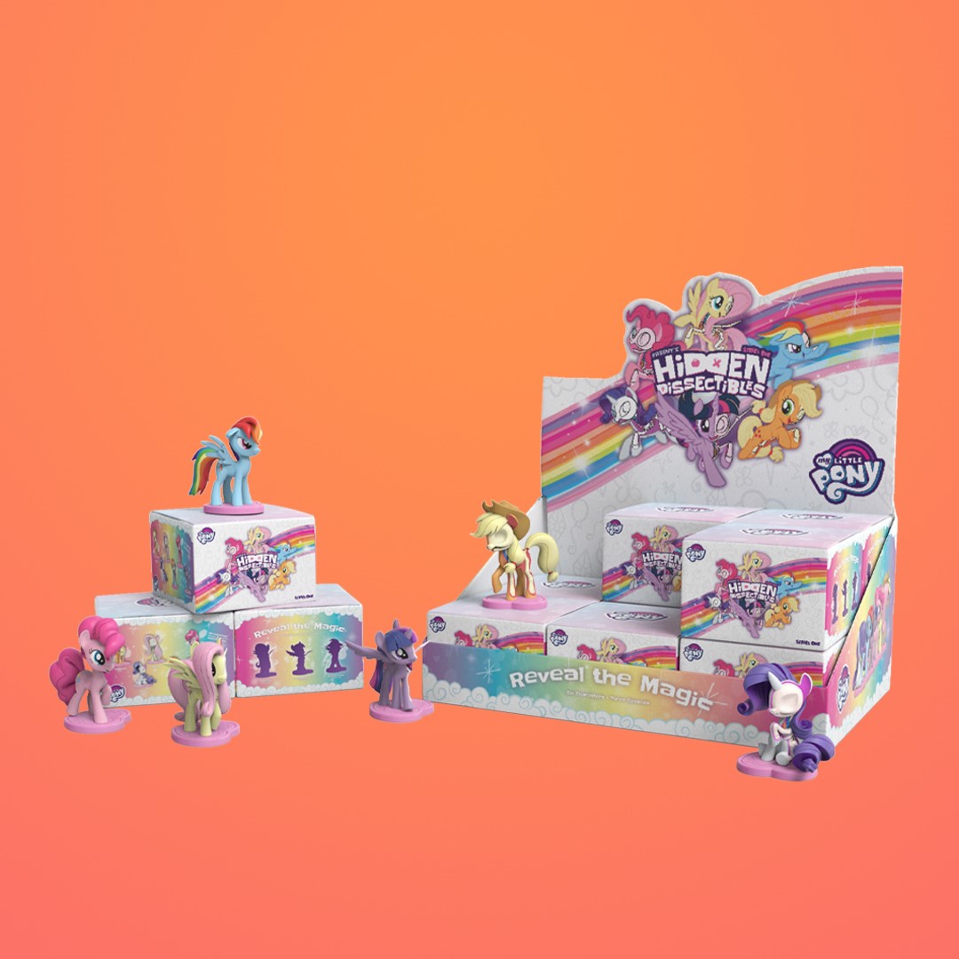 半剖系列 彩虹小馬 盒玩系列 - 隨機單抽 - Jason Freeny's Hidden Dissectable - My Little Pony - Assortment