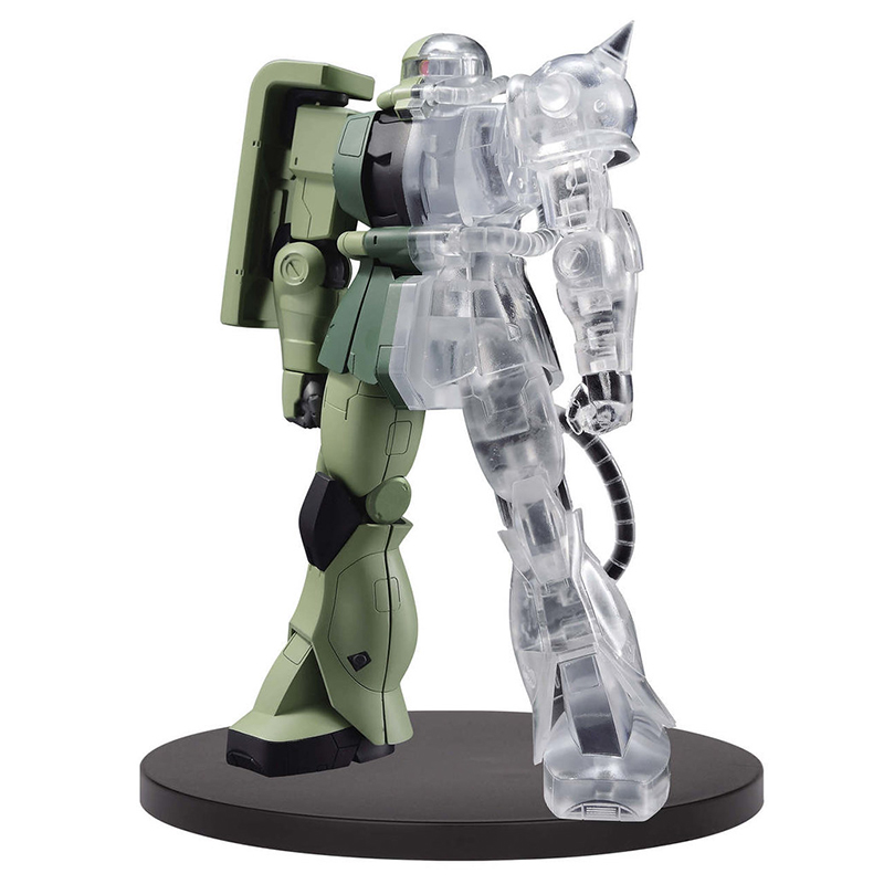 機動戰士 內部透視景品人偶 - 薩克 - 半部透明 / 全透明  - Gundam Internal Structure prize figure - Zaku MS-06F - Half Clear / Full Clear 
