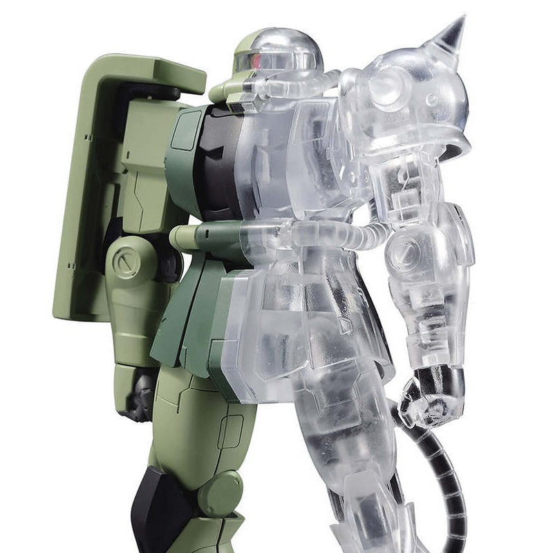 機動戰士 內部透視景品人偶 - 薩克 - 半部透明 / 全透明  - Gundam Internal Structure prize figure - Zaku MS-06F - Half Clear / Full Clear 