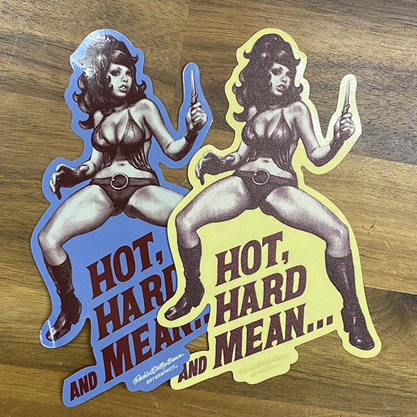 RJB 貼紙 - Hot, Hard and Mean 藍色 款  - Rockin' Jelly Bean Sticker - Hot, Hard and Mean - Blue