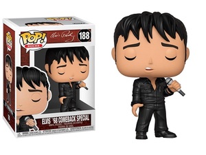 樂手系列POP!人偶 - 貓王 艾維斯普里斯萊 '68回歸紀念版 - POP! Rocks vinyl figure - Elvis '68 Comeback Special