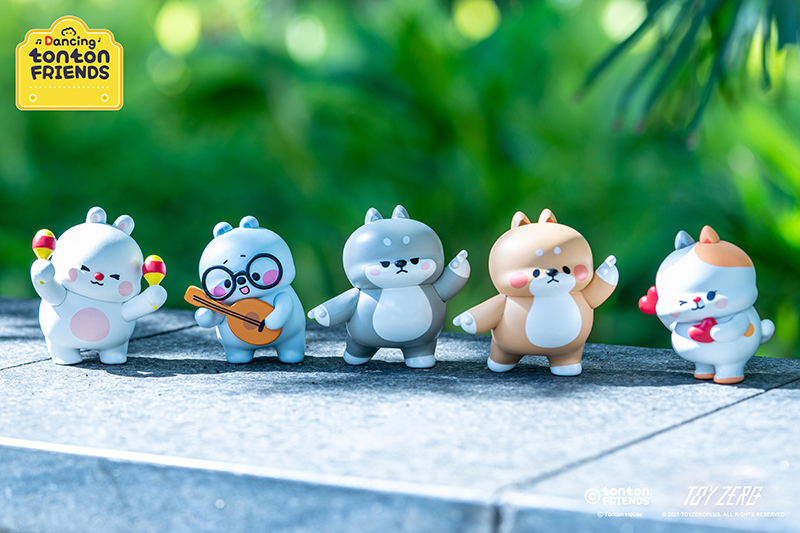 TOY0+ Tonton House - Dancing Tonton Friends - 盒玩版本 - 隨機單抽 - TOYZEROPLUS X Tonton House - Dancing Tonton Friends - Figure series - Blind Box series - assortment