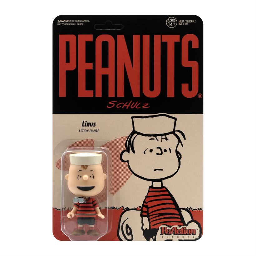 花生漫畫 3.75吋復古人偶 第三波 - 露營奈勒斯 - ReAction 3.75" Figure - Peanuts Wave 3 - Linus