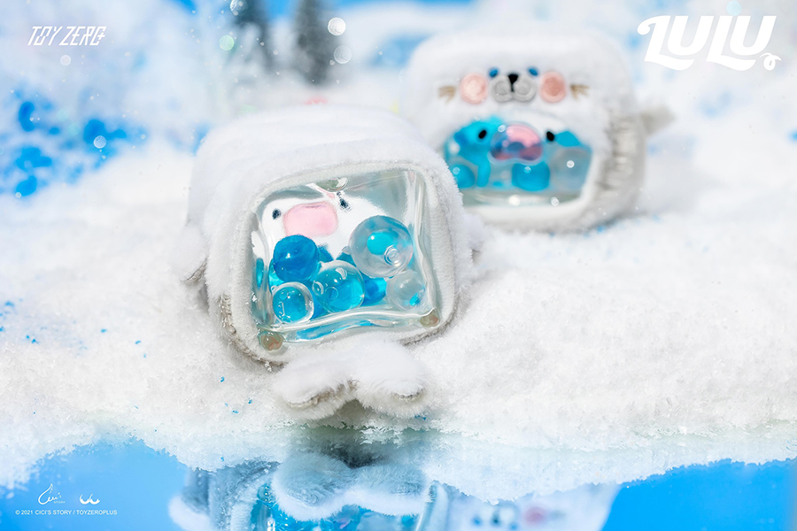 TOY0+ 罐頭豬 LuLu - XL冰粒 (小海豹款)   - TOYZEROPLUS X Cici's Story - LuLu the Piggy XL Ice Cube (Baby Seal)