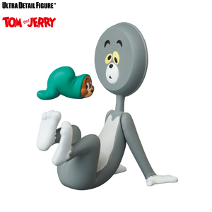 UDF 湯姆貓與傑利鼠系列 第三彈 -  湯姆貓(平底鍋頭) 與 傑利鼠(在水管裡) - UDF TOM and JERRY series 3 - TOM (Head in the shape of the pan) and JERRY(In the Vinyl Hose)
