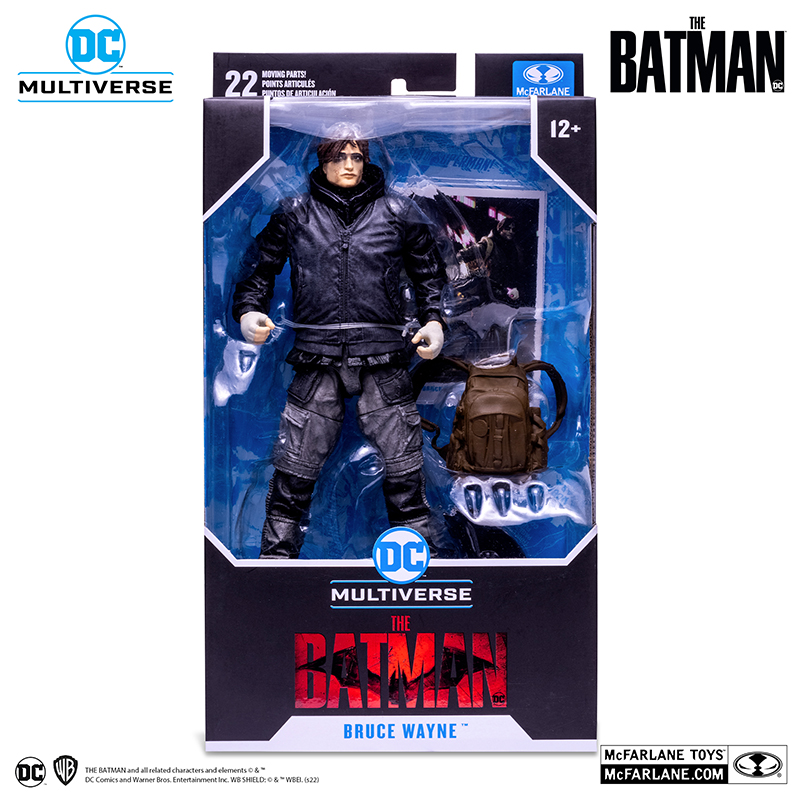 麥法蘭 DC 7"可動人偶 - 蝙蝠俠 - 布魯斯韋恩 (無面罩) - McFarlane DC Multiverse 7" action figure - The Batman (2022) - Bruce Wayne (Unmasked)