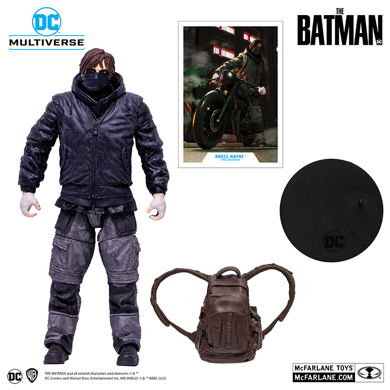 麥法蘭 DC 7"可動人偶 - 蝙蝠俠 - 布魯斯韋恩 - McFarlane DC Multiverse 7" action figure - The Batman (2022) - Bruce Wayne