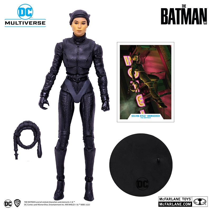 麥法蘭 DC 7"可動人偶 - 蝙蝠俠 - 貓女 (無面罩) - McFarlane DC Multiverse 7" action figure - The Batman (2022) - Catwoman Unmasked