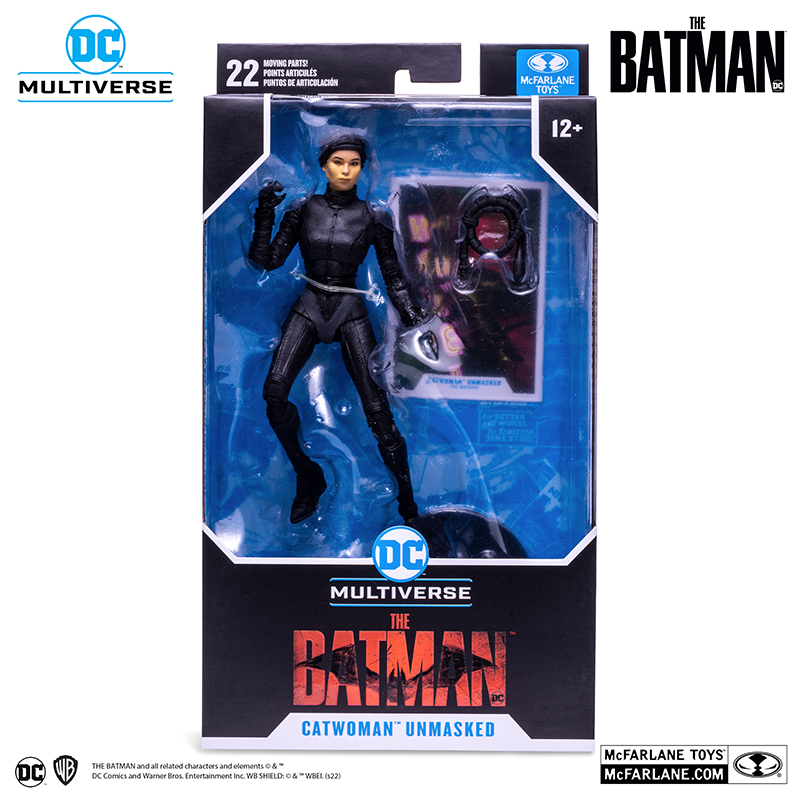麥法蘭 DC 7"可動人偶 - 蝙蝠俠 - 貓女 (無面罩) - McFarlane DC Multiverse 7" action figure - The Batman (2022) - Catwoman Unmasked