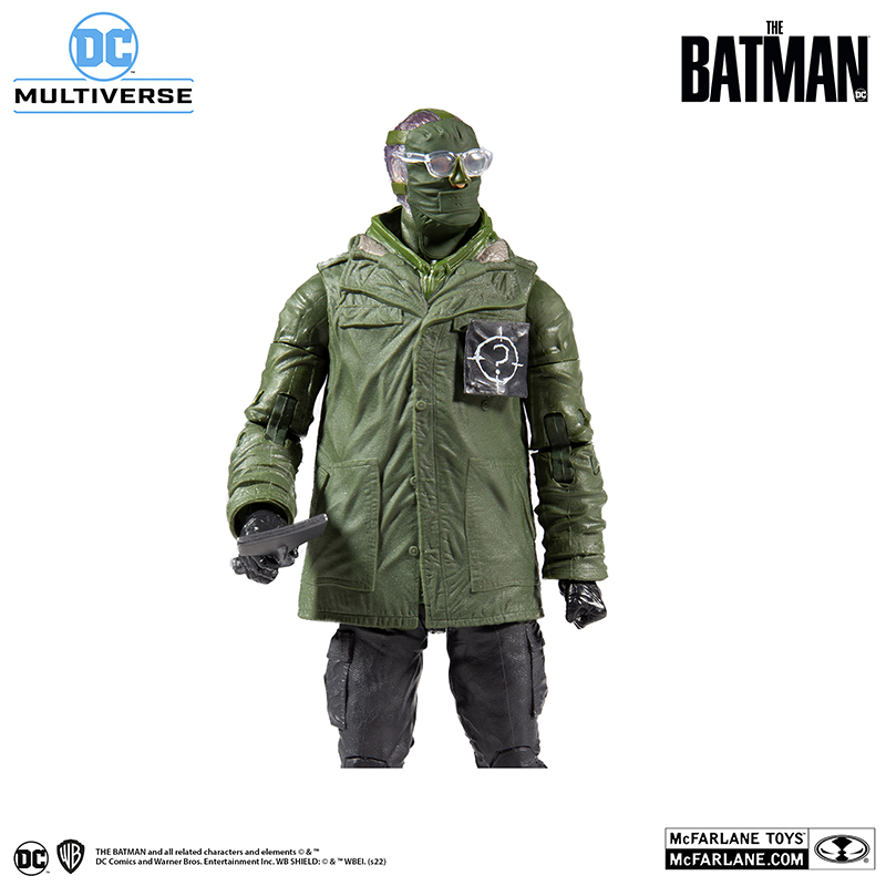 麥法蘭 DC 7"可動人偶 - 蝙蝠俠 - 謎語人 - McFarlane DC Multiverse 7" action figure - The Batman (2022) - The Riddler