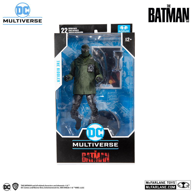 麥法蘭 DC 7"可動人偶 - 蝙蝠俠 - 謎語人 - McFarlane DC Multiverse 7" action figure - The Batman (2022) - The Riddler