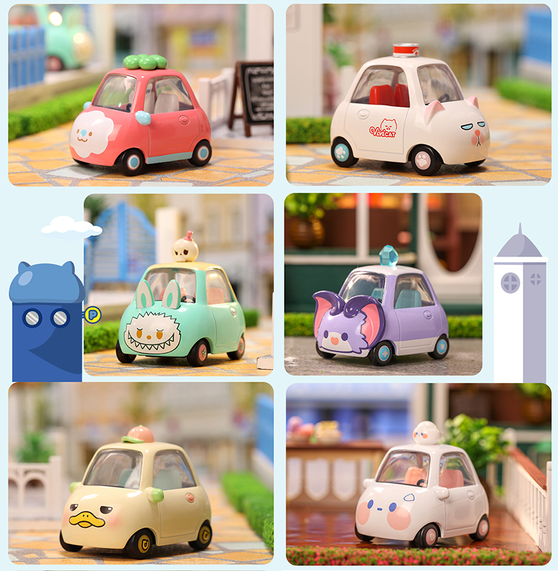 POPCAR 可愛私家車系列盒玩 - 隨機單抽  - POP MART POP CAR Cute Private Car series - assortment 