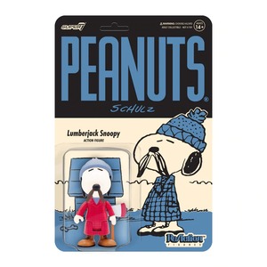 花生漫畫 3.75吋復古人偶 第五波 - 伐木工史努比 - ReAction 3.75" Figure - Peanuts Wave 5 - Lumberjack Snoopy