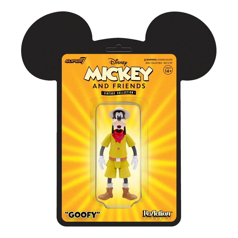 米奇與好朋友們 3.75吋復古人偶 第一波 - 高飛狗 - ReAction 3.75" Figure Disney Mickey and Friends Wave 1 - Goofy