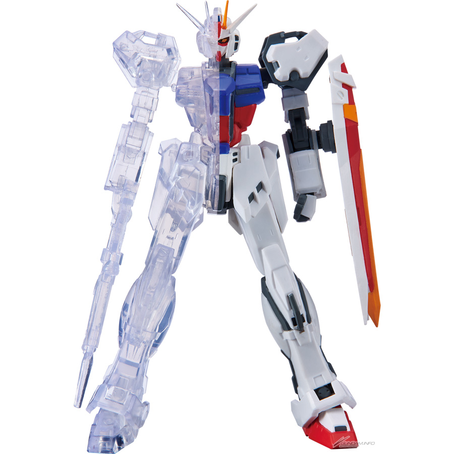 機動戰士鋼彈SEED 內部透視景品人偶 - GAT-X105 攻擊鋼彈 (武器版) - 半部透明  - Gundam Seed Internal Structure prize figure - GAT-X105  Strike Gundam Weapon ver. - Half Clear