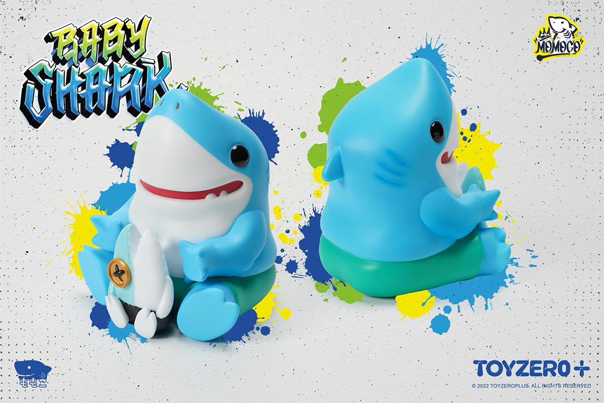 TOY0+ 毛毛二 - 鯊丸與他的夥伴 - Toyzeroplus X Momoco Studio - Baby Shark