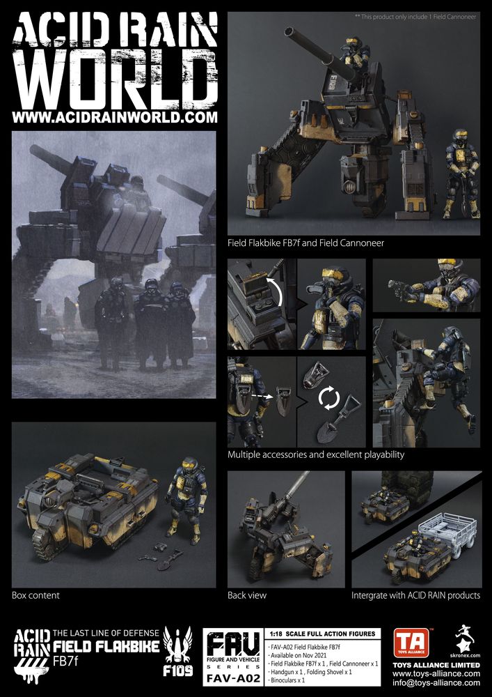 酸雨戰爭 FAV-A02 野戰高砲車 FB7f - Acid Rain FAV-A02 Field Flakbike FB7f
